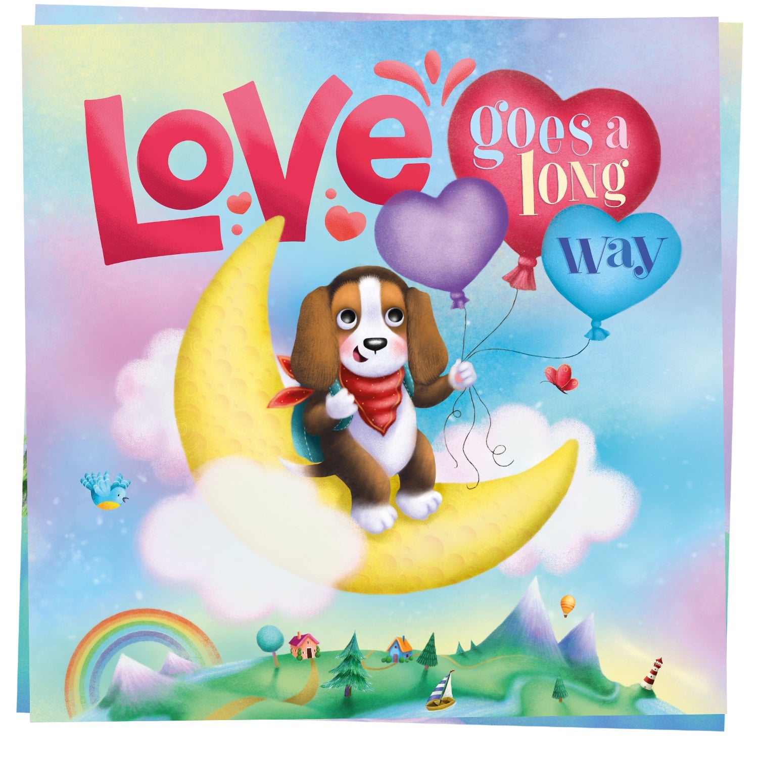 Parragon Publishing Picture Flats:Love Goes A Long Way Book for Children Age 4 - 6 - Story Book
