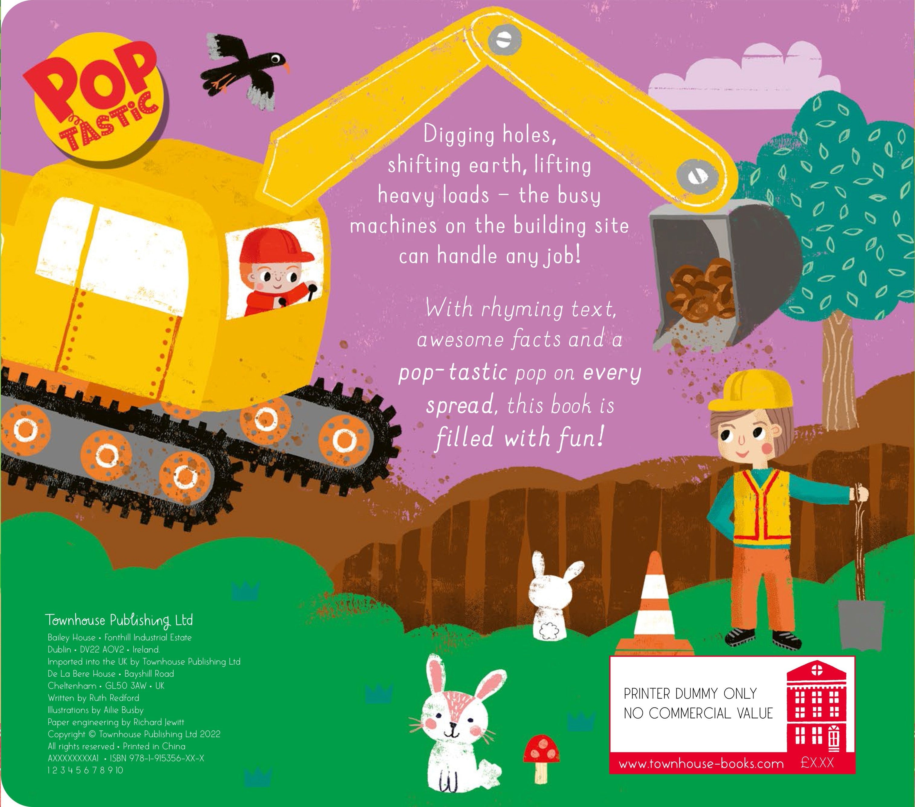 Parragon Publishing Pop Tastic - Busy Machines | Pop - up Books for 1 to 5 Year - 9781915356642