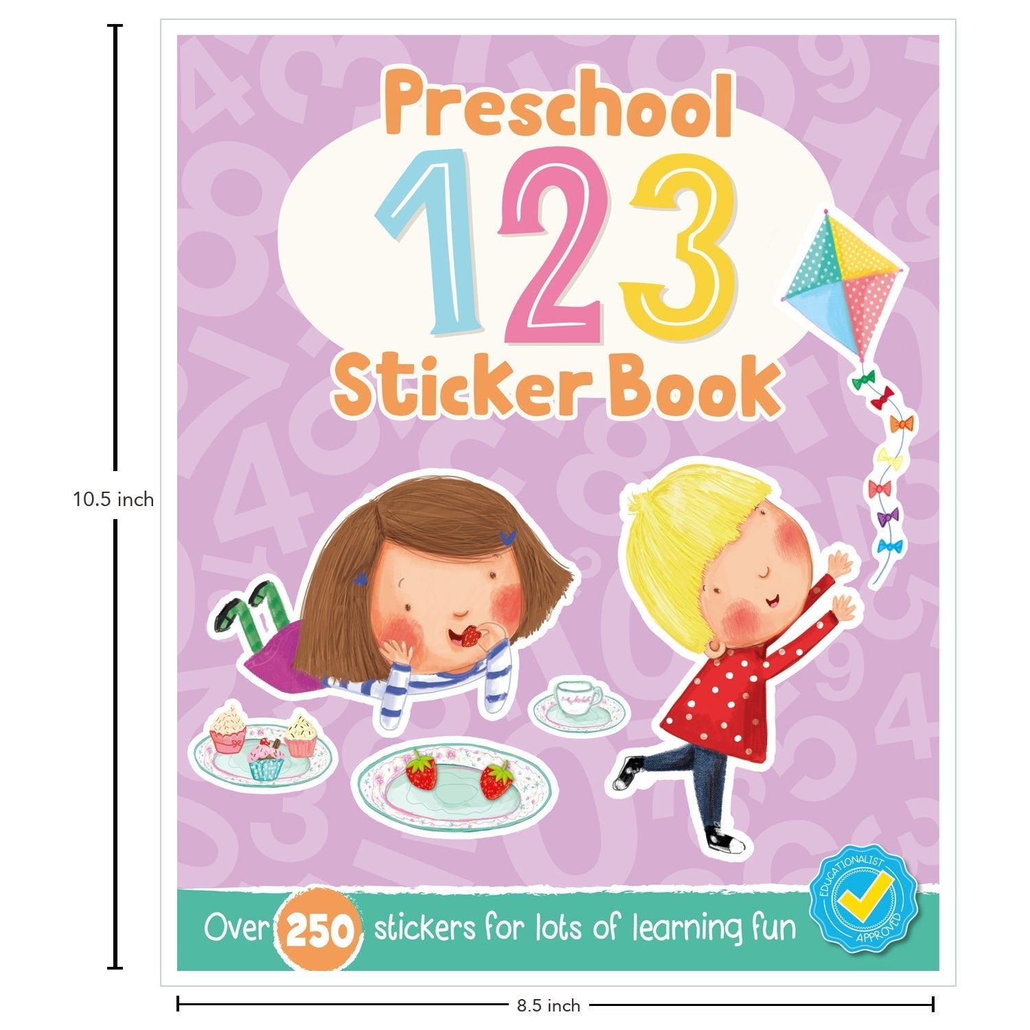 Parragon Publishing Preschool 123 Sticker Activity Book For Children Age 4 - 6 - Sticker Book