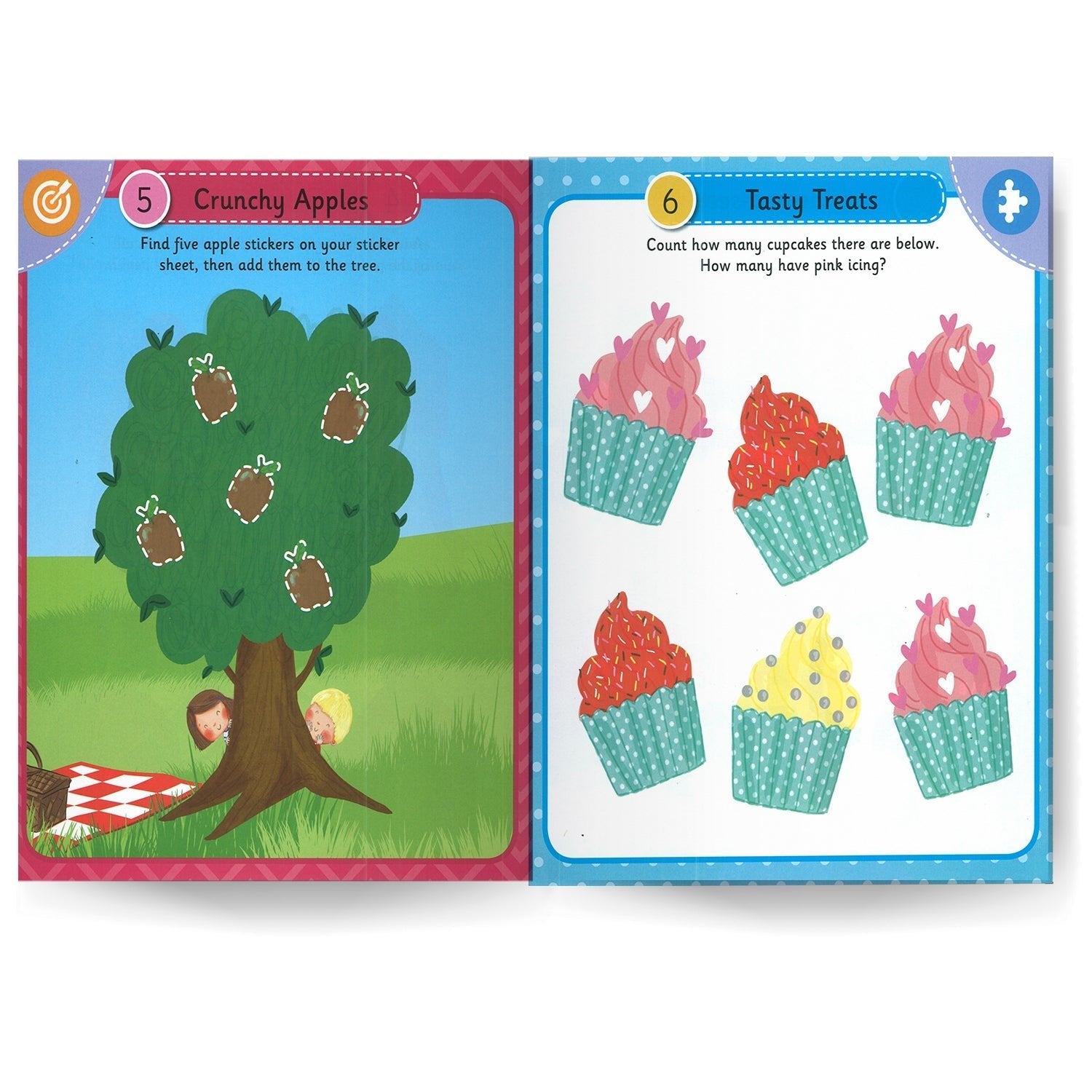 Parragon Publishing Preschool 123 Sticker Activity Book For Children Age 4 - 6 - Sticker Book