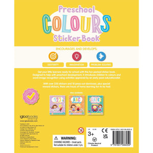 Parragon Publishing Preschool Colours Sticker Book for Children Ages 0 - 3 - Sticker Book