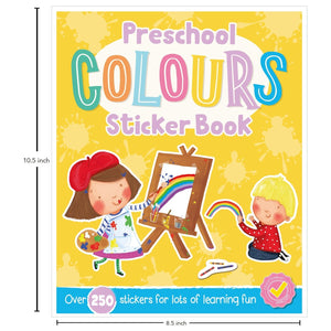 Parragon Publishing Preschool Colours Sticker Book for Children Ages 0 - 3 - Sticker Book
