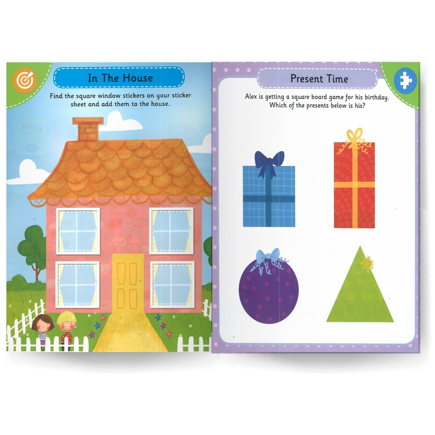 Parragon Publishing Preschool Shapes Sticker Book for Children Ages 0 - 3 - Sticker Book