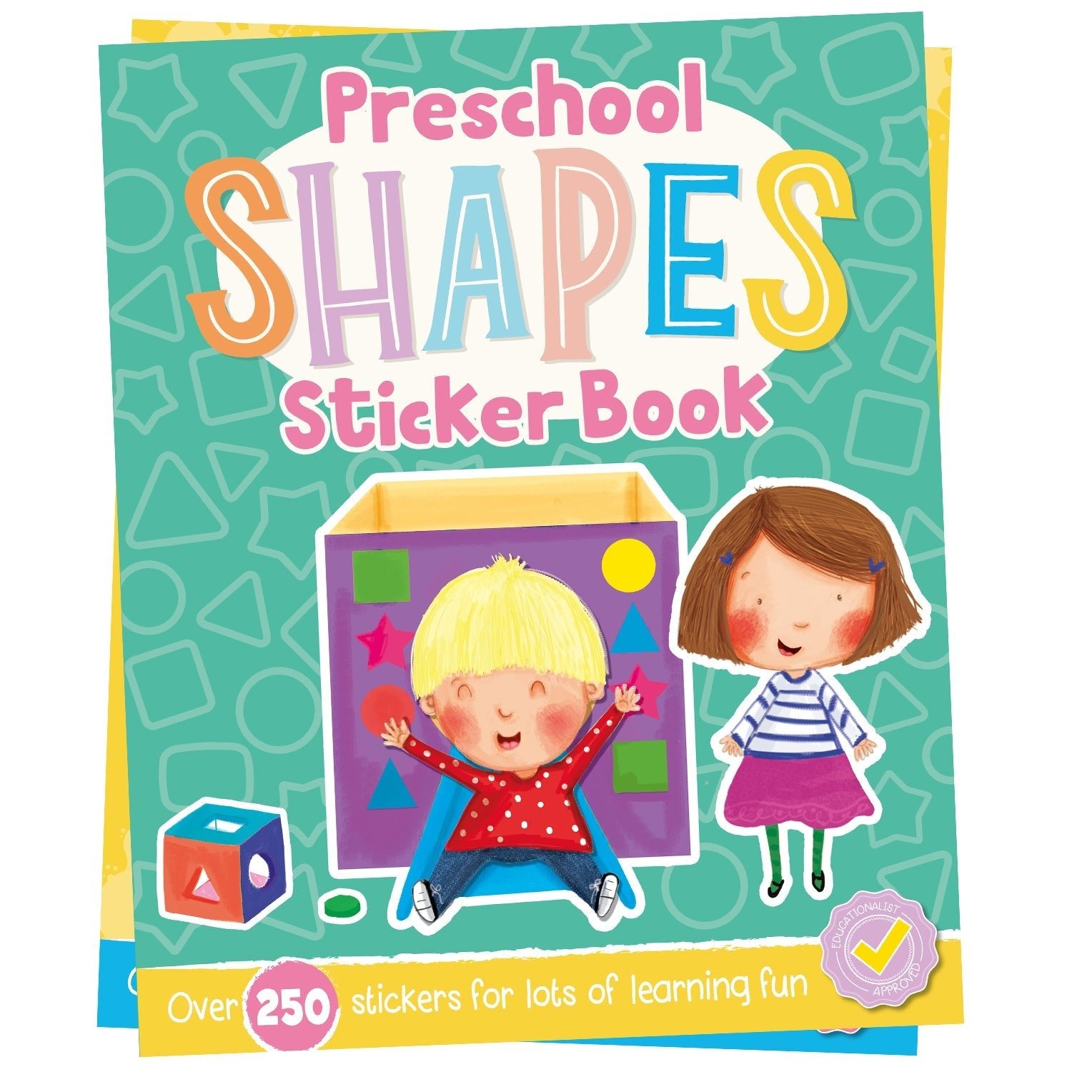 Parragon Publishing Preschool Shapes Sticker Book for Children Ages 0 - 3 - Sticker Book