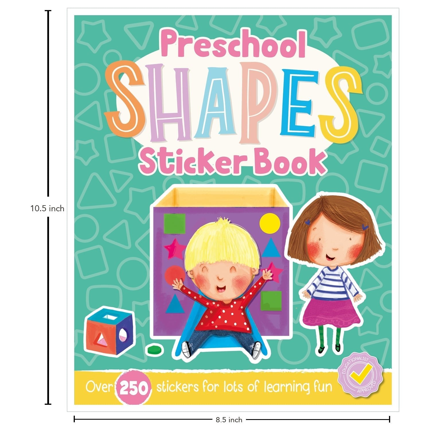 Parragon Publishing Preschool Shapes Sticker Book for Children Ages 0 - 3 - Sticker Book