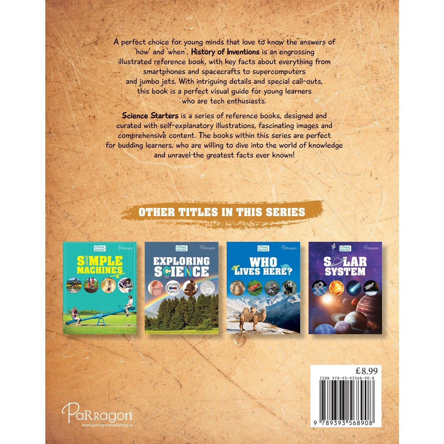 Parragon Publishing Science Starters: History of Inventions | Reference Book for Kids - 9789393568908