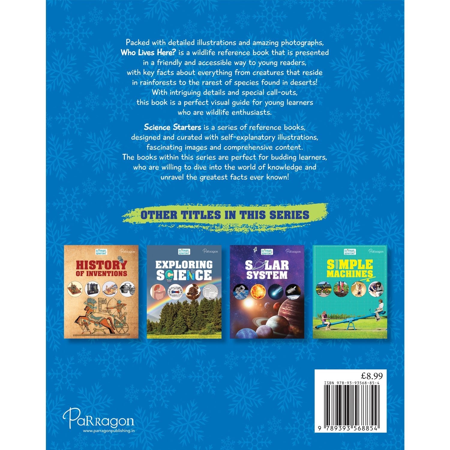 Parragon Publishing Science Starters: Who Lives Here? | Reference Book for Kids - 9789393568854