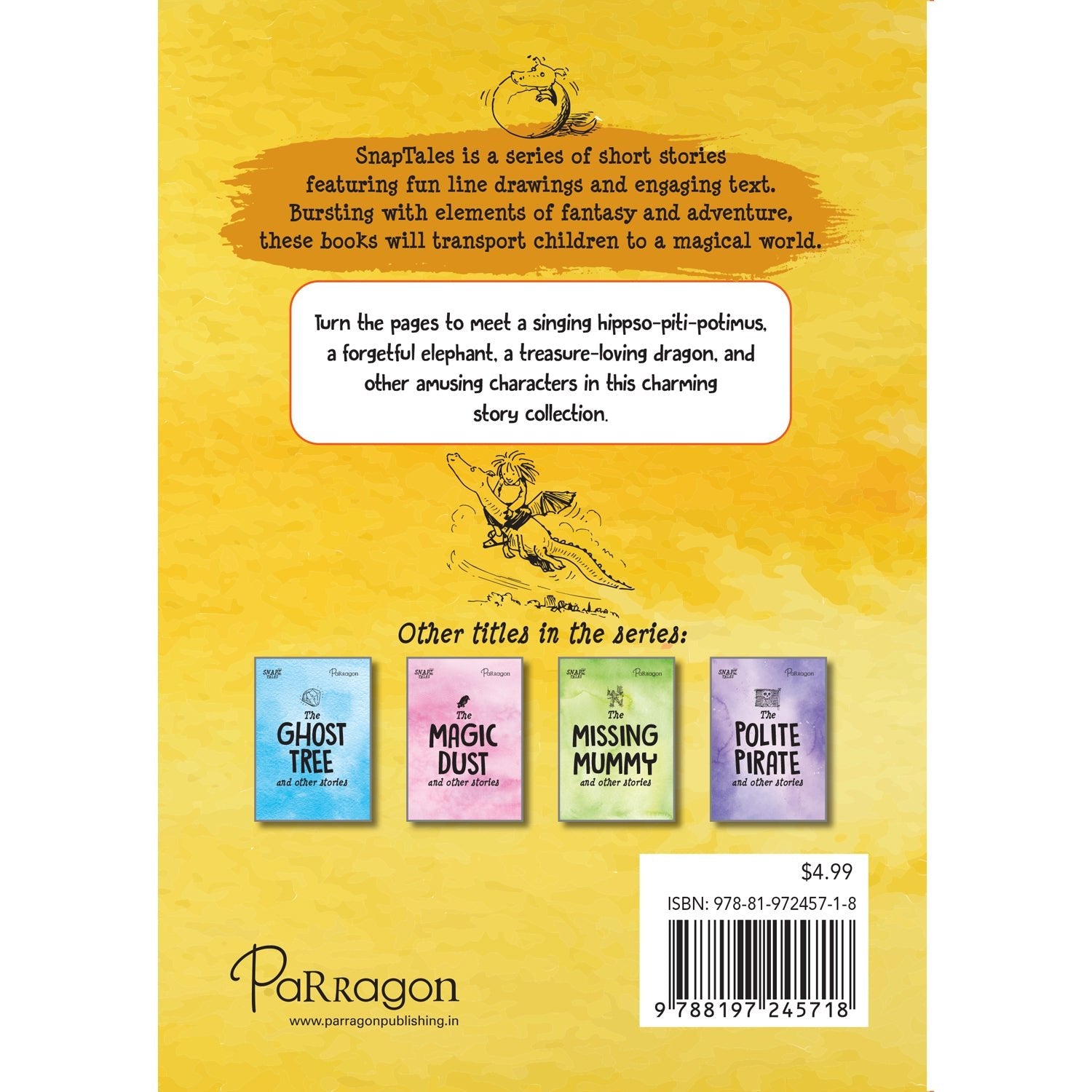 Parragon Publishing SnapTales: The Dragon's Egg and Other Stories | Exciting Story Collection - 9788197245718