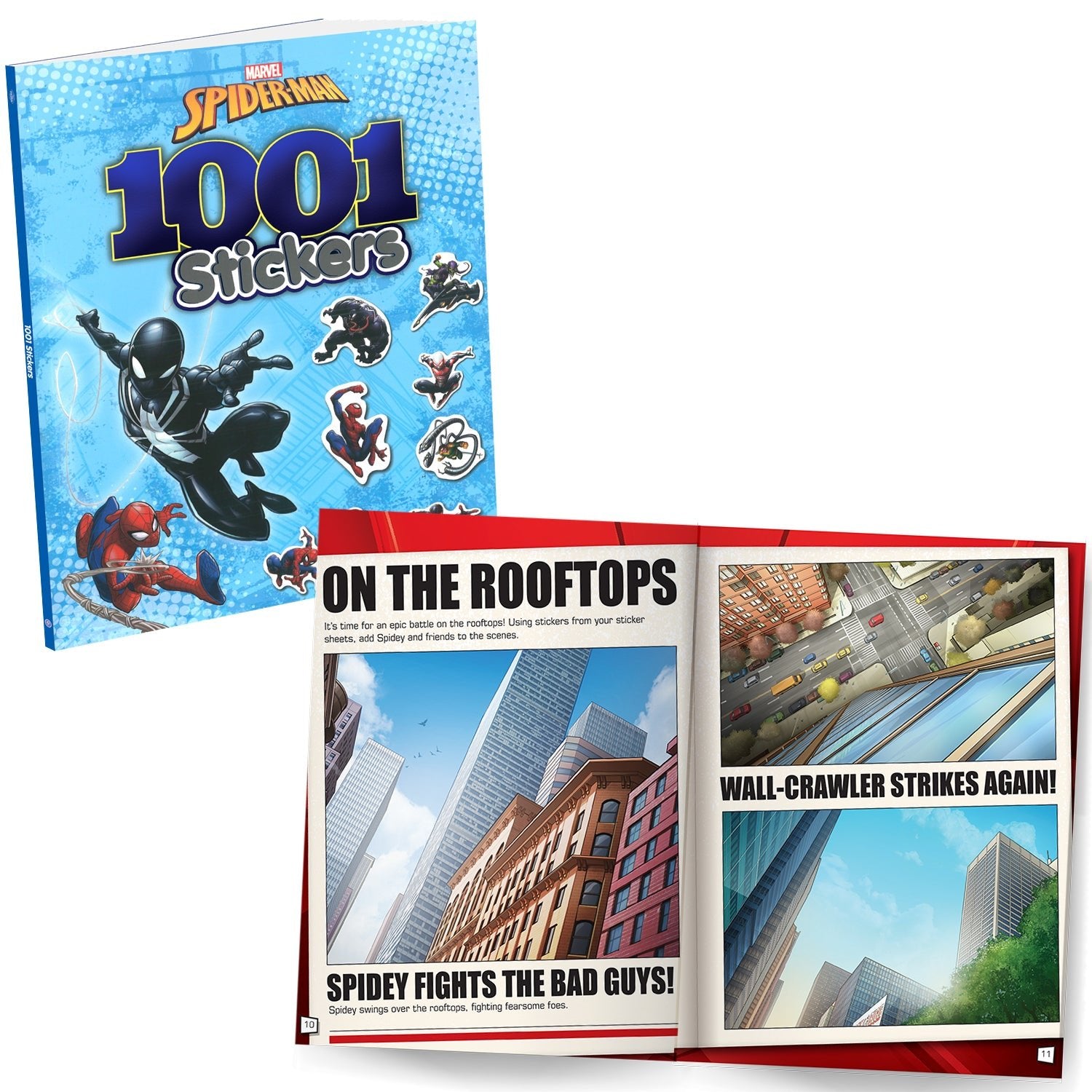 Parragon Publishing Spider - Man and Captain America Sticker and Colouring Pack of 2 Books - 9788198065469