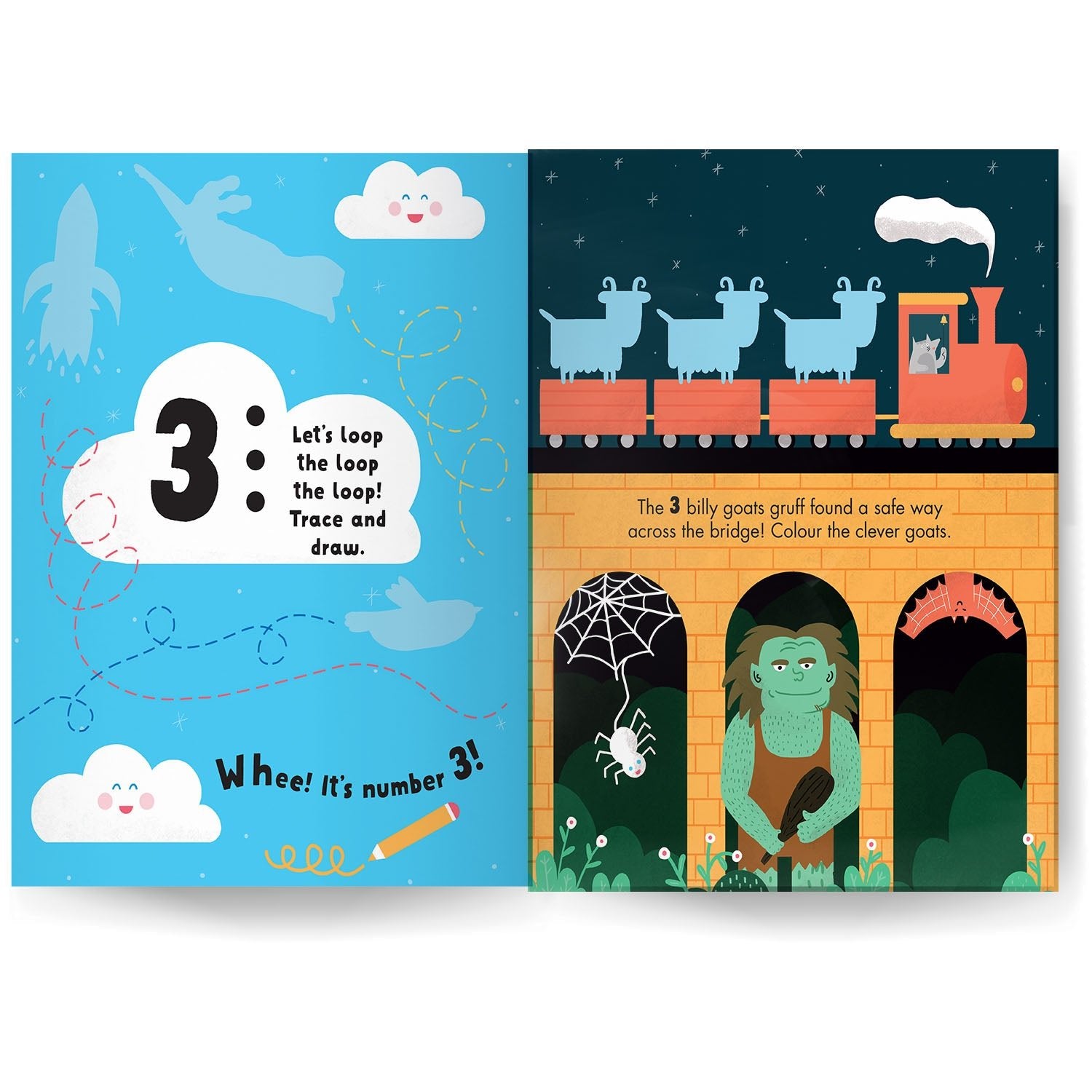 Parragon Publishing Start Little Learn Big: One, Two, Three | A Book of Numbers - 9788197217807