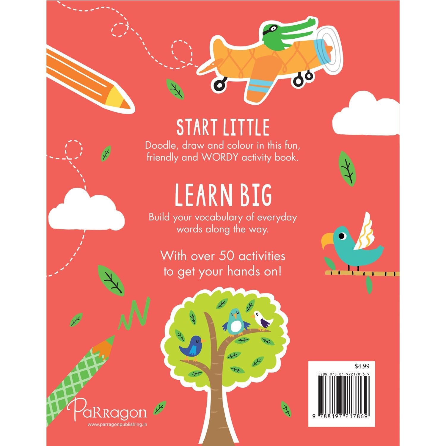 Parragon Publishing Start Little Learn Big: Snug, Bug, Rug | A Book of Vocab - 9788197217869