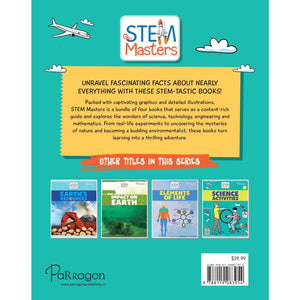Parragon Publishing STEM Masters Box | Reference books for kids Set of 4 books - 9788119083954