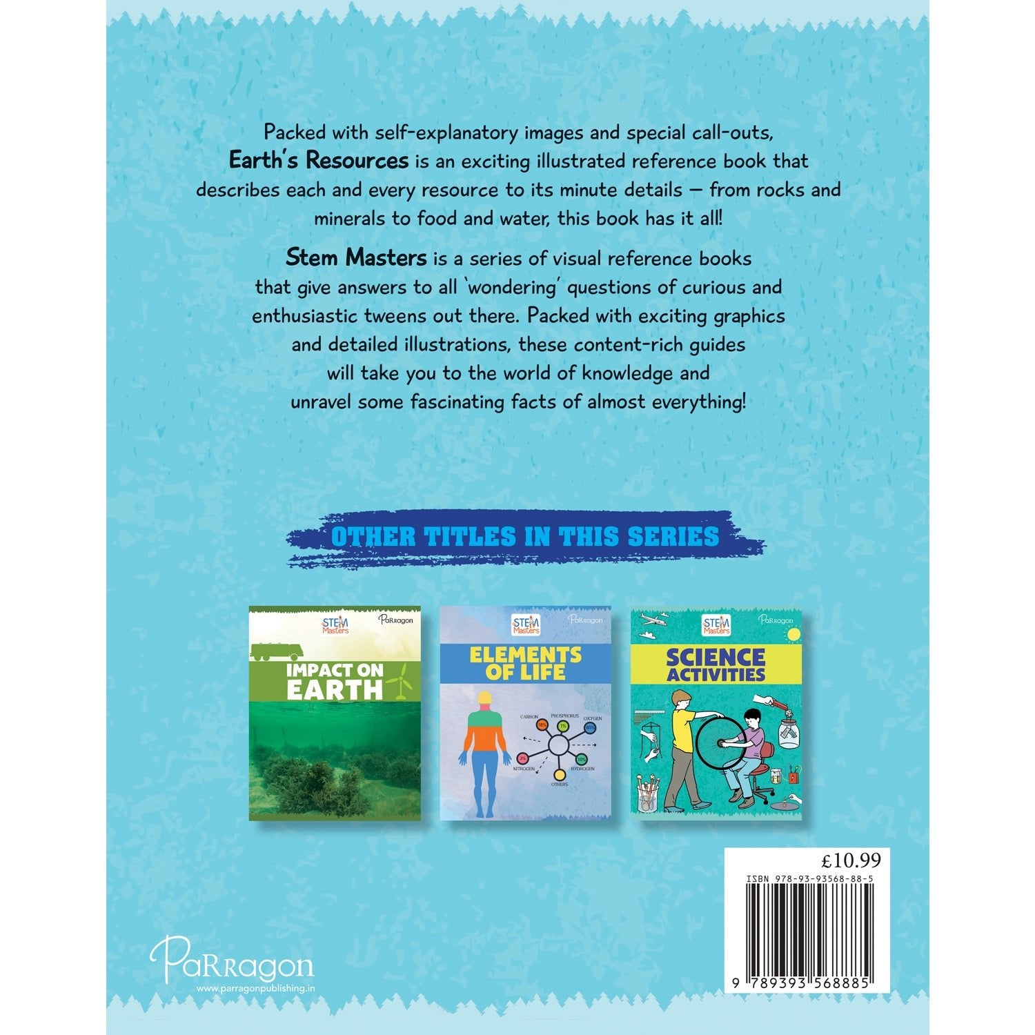 Parragon Publishing STEM Masters: Earths Resources | Reference Book for Kids - 9789393568885