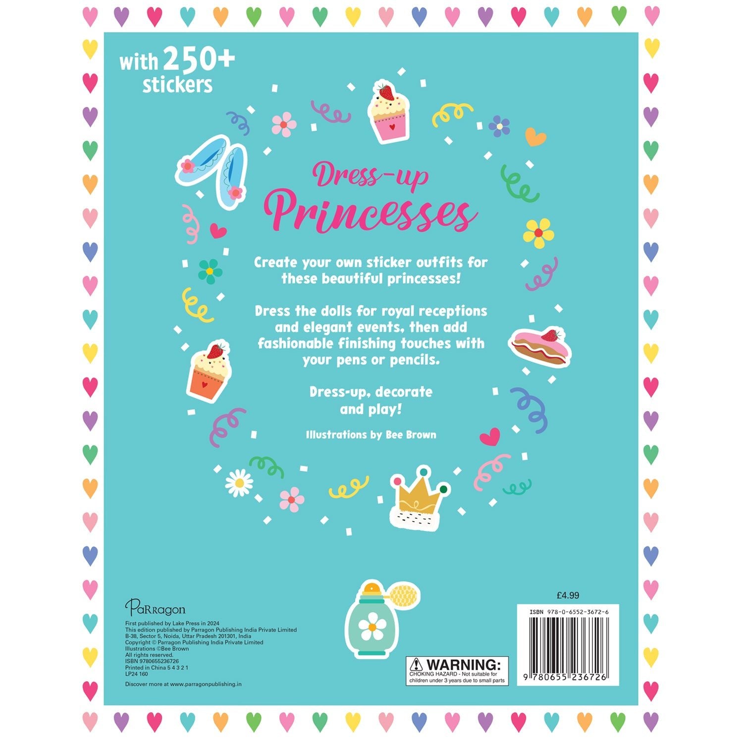 Parragon Publishing Sticker Dress - Up Book | Create Your Own Sticker Outfits - 9780655236726