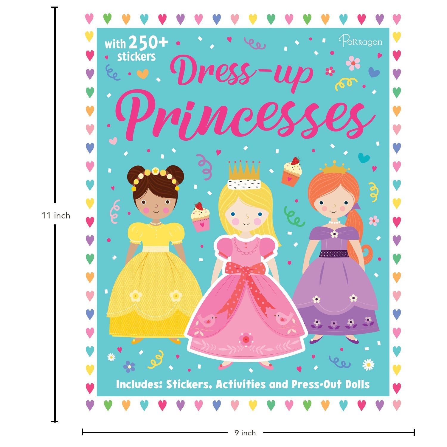 Parragon Publishing Sticker Dress - Up Book | Create Your Own Sticker Outfits - 9780655236726