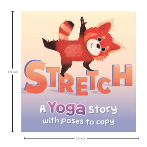 Parragon Publishing Stretch A Yoga Story and Follow - Along Guide | For 2 to 7 - 9781837712908