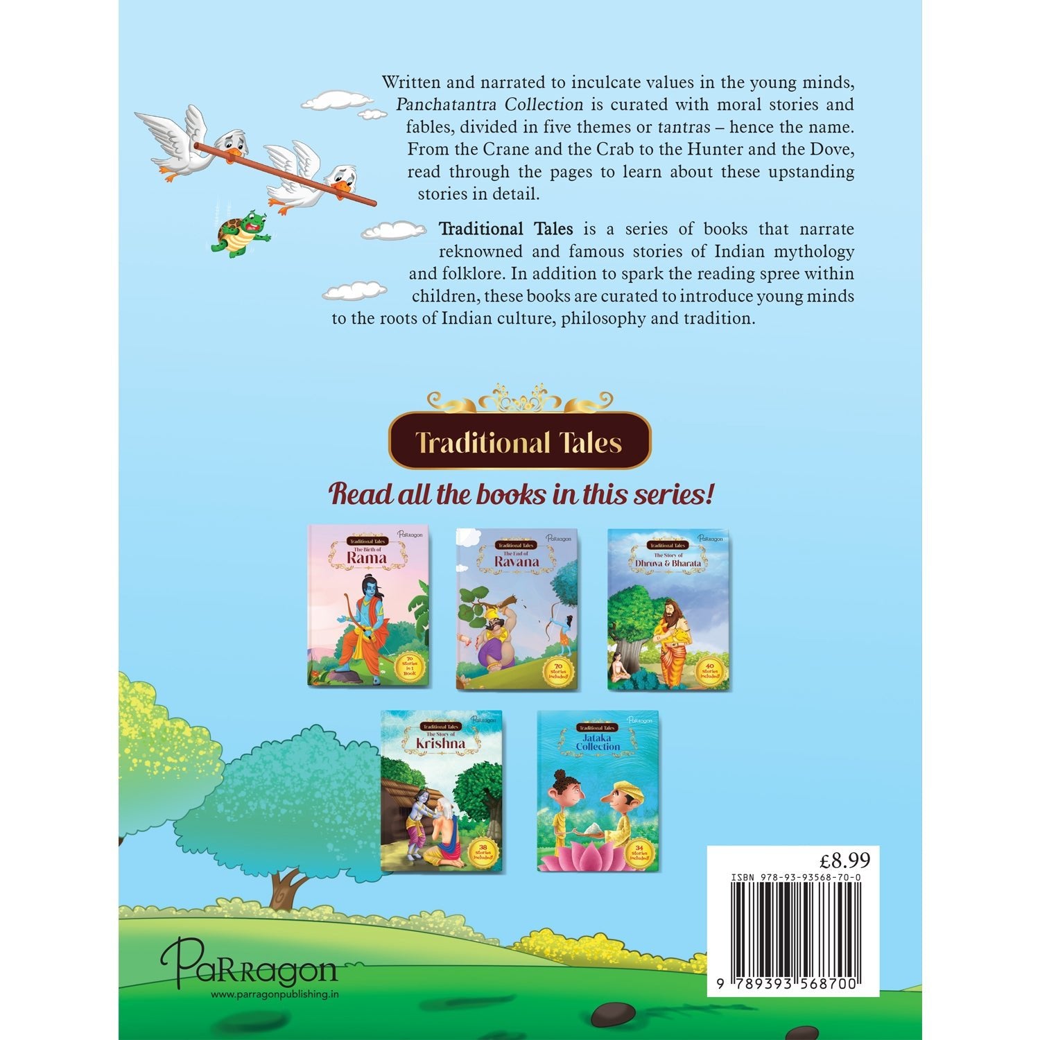 Parragon Publishing Traditional Tales: Panchatantra Collection - 9789393568700