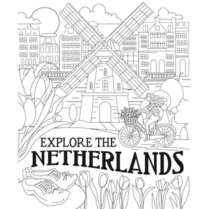 Parragon Publishing Travel Posters Colouring Book, Colour your famous places - 9781837714582