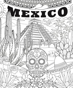 Parragon Publishing Travel Posters Colouring Book, Colour your famous places - 9781837714582