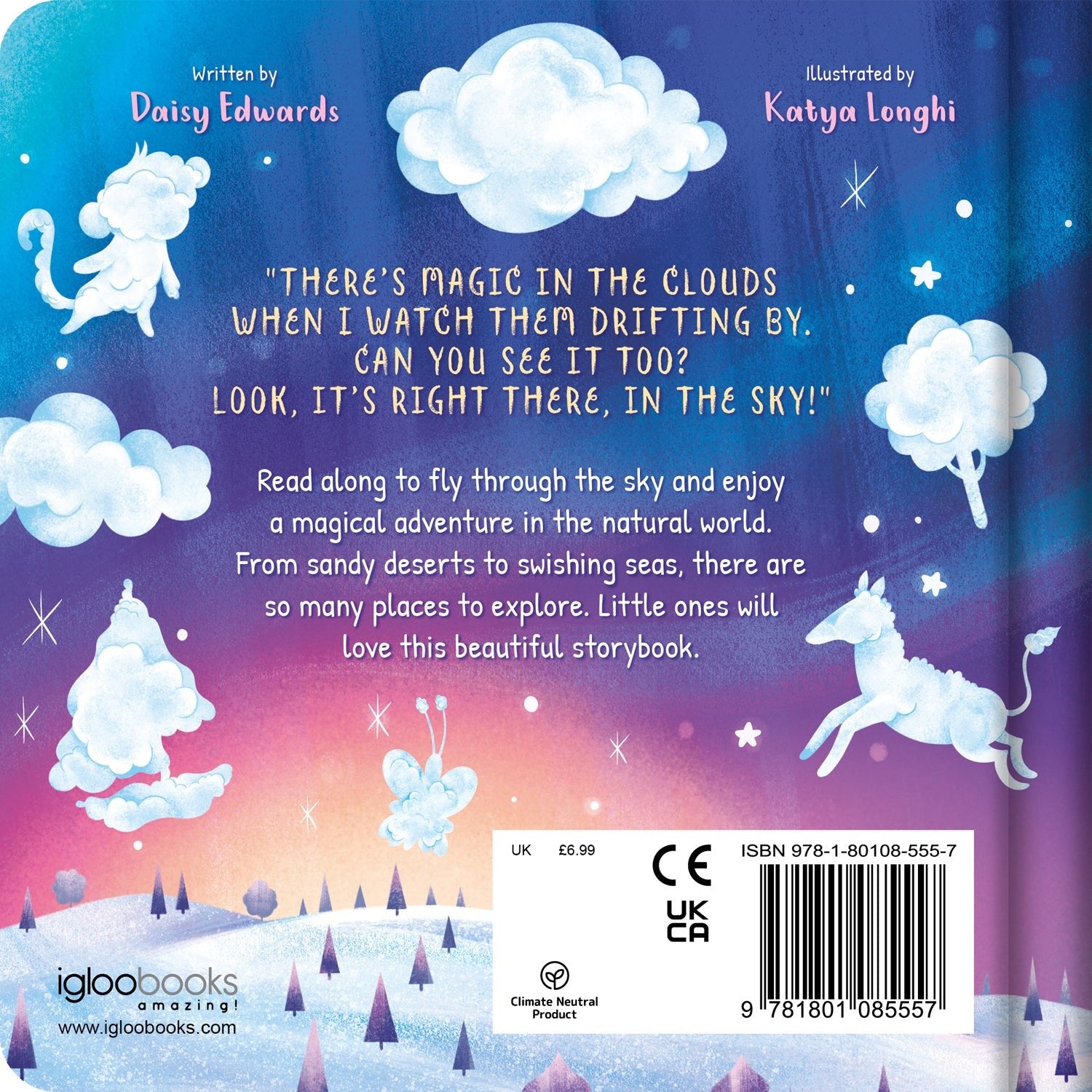 Parragon Publishing Up in The Clouds | Cased Storybooks for Kids | Board Books - 9781837952724