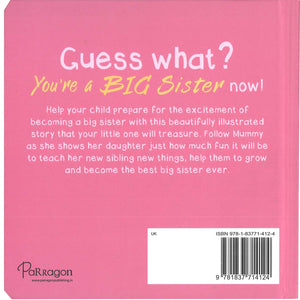 Parragon Publishing You're a Big Sister | Early Learning Book for Big Sibling - 9781837714124