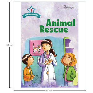 Parragon Reading Heroes Level 1 Animal Rescue | The Mom Store - Story Book