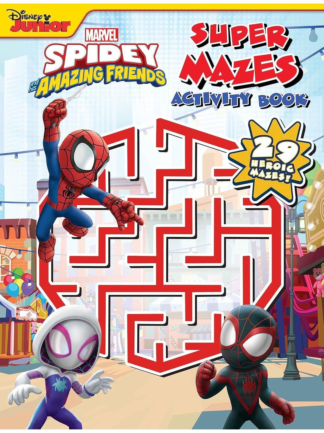 Parragon Spidey and His Amazing Friends: Super Mazes Activity Book - 9780655225874