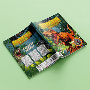 Parragon Sticker Colouring Dinosaur Adventure | The Mom Store - Activity Book
