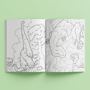 Parragon Sticker Colouring Dinosaur Adventure | The Mom Store - Activity Book