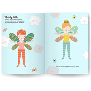 Parragon Sticker Dress-Up Book Fairies | The Mom Store - Activity Book