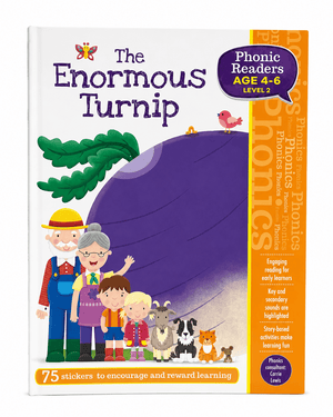 Parragon The Enormous Turnip Phonics Book - Early Learning Book