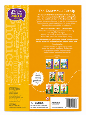 Parragon The Enormous Turnip Phonics Book - Early Learning Book