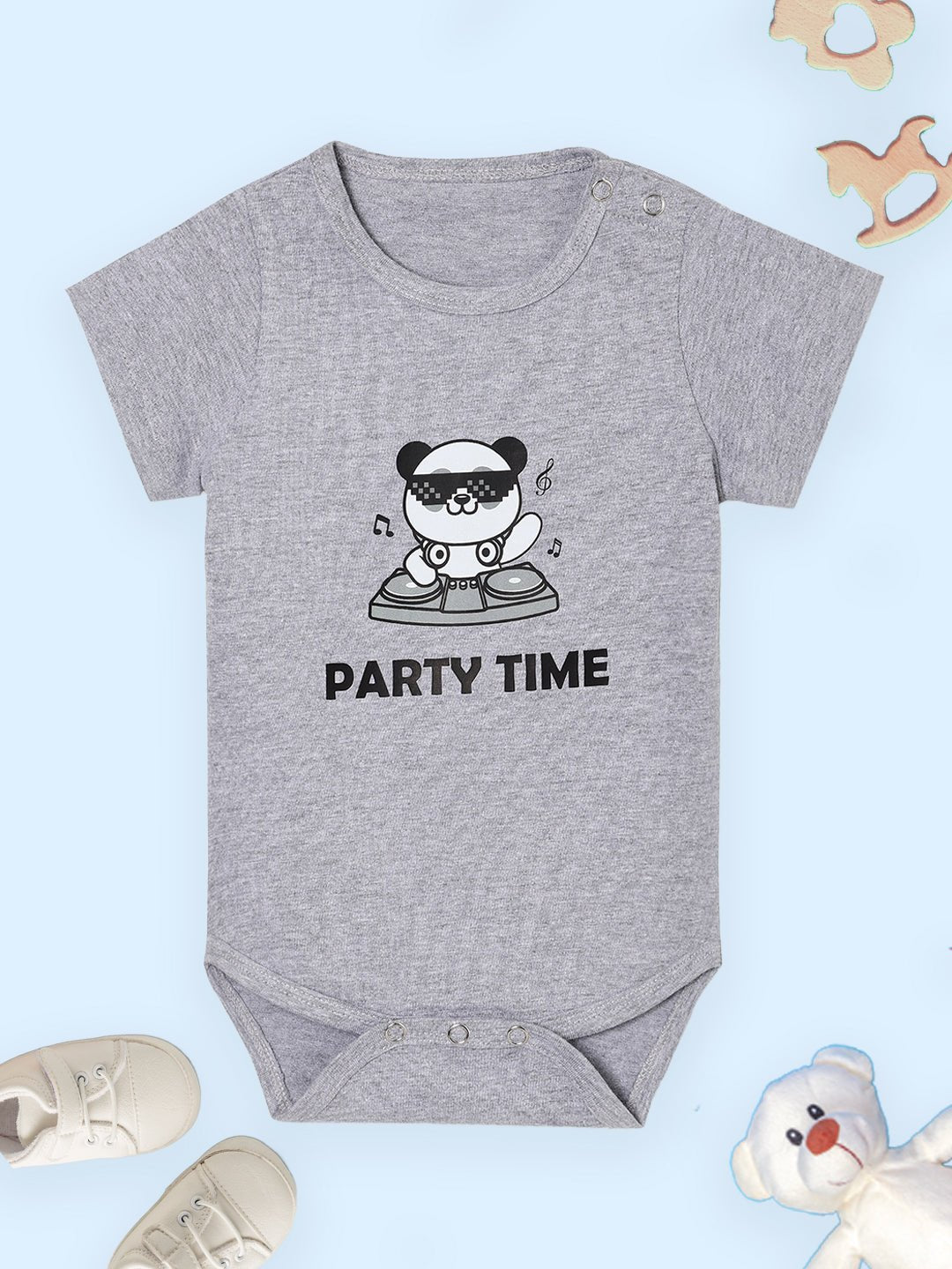 Party Time Baby Onesie - ONC - SC - PRTM - PM