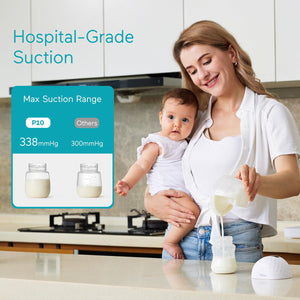Paruu P10 Double Breast Pump - Wearable Comfort | The Mom Store - White Breast Pump