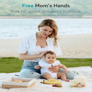 Paruu P16 Double Breast Pump - Smart Hands Free | The Mom Store - Nude Breast Pump