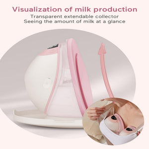 Paruu P20 Double Breast Pump - Hands Free Comfort | The Mom Store - Pink Breast Pump