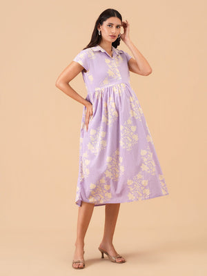 Pastel Affair Maternity and Nursing Dress - S Maternity Casual Dress