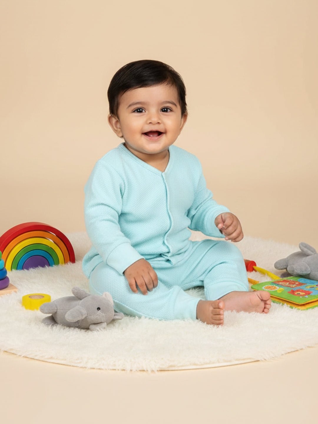 Pastel Blue Infant Set - Preemie Infant Set