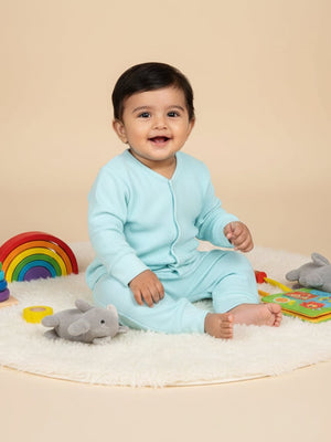 Pastel Blue Infant Set - Preemie Infant Set