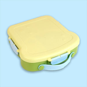 Pastel Mint Bread slice Fun themed Kids Lunch Box/Tiffin Box - Back To School