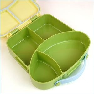 Pastel Mint Bread slice Fun themed Kids Lunch Box/Tiffin Box - Back To School
