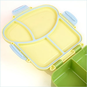 Pastel Mint Bread slice Fun themed Kids Lunch Box/Tiffin Box - Back To School