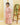 Pastel Peach And Green Floral Print Girls Anarkali Kurta Sharara Set - TWKD-SC-PSGF-0-6