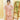 Pastel Peach And Green Floral Print Girls Anarkali Kurta Sharara Set - TWKD-SC-PSGF-0-6
