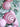 Pastel pink & White Swirl artificial Bushy Christmas Wreath for wall, Door and Tree Christmas Décor,18 inches - Christmas