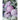 Pastel Purple Swirl Snow Frosted & Ornament Fillers Bushy Christmas Centre table Garland for Christmas Décor, 2 feet - Christmas