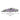 Pastel Purple Swirl Snow Frosted & Ornament Fillers Bushy Christmas Centre table Garland for Christmas Décor, 2 feet - Christmas
