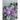 Pastel Purple Swirl Snow Frosted & Ornament Fillers Bushy Christmas Centre table Garland for Christmas Décor, 2 feet - Christmas