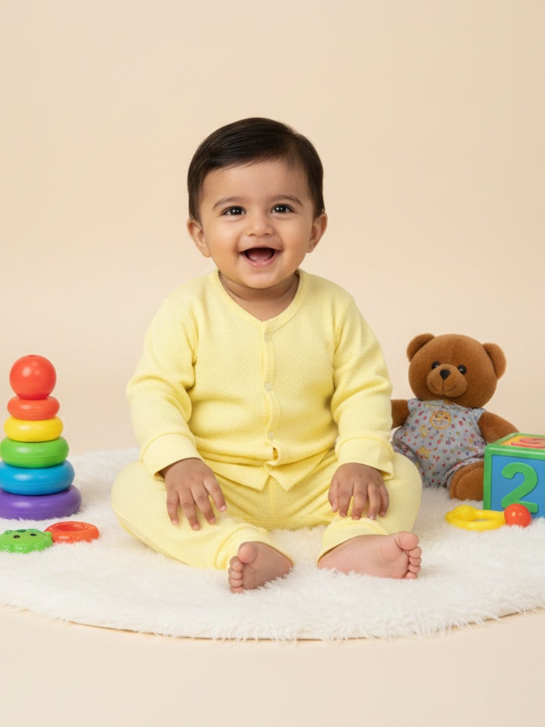 Pastel Yellow Infant Set - Preemie Infant Set