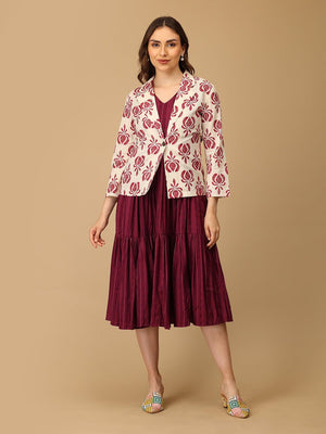 S Pattern - a Pop Women's Shacket Dress - Women's Dress